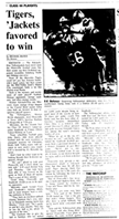 1992-93 Newspaper clip