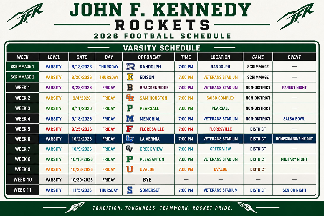 2026 FB Schedule